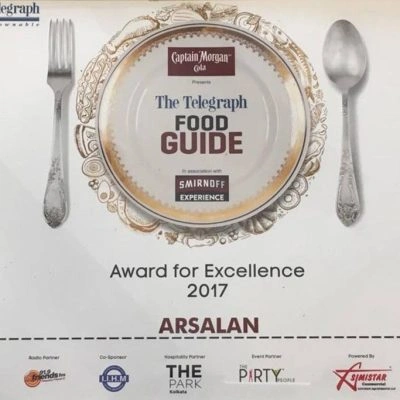 The Telegraph Food Guide Award 2017